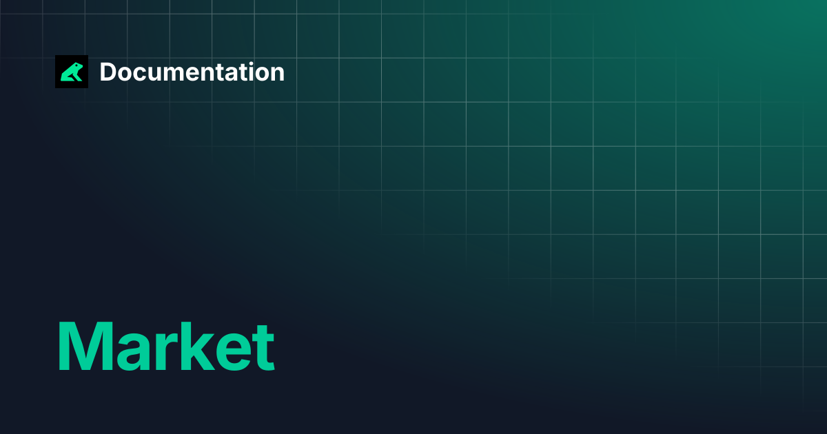 Market | Documentation